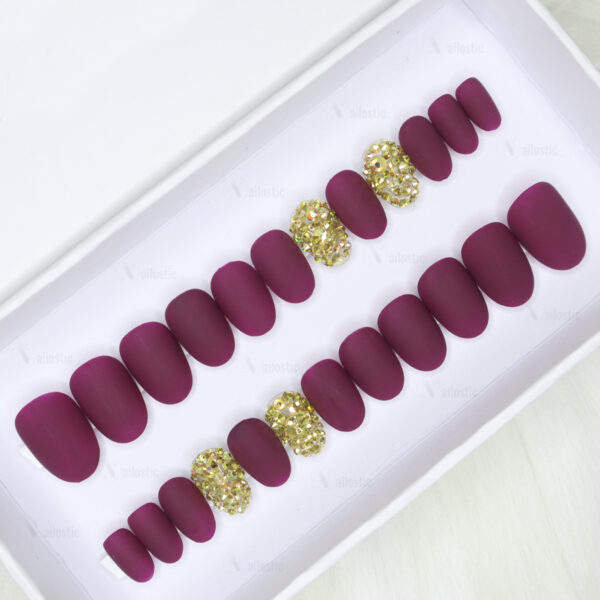 wildberry bling nails