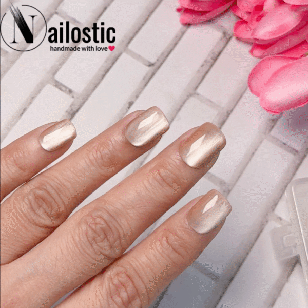 Nude Brown Magnetic - SHORT SQUARE - Image 2